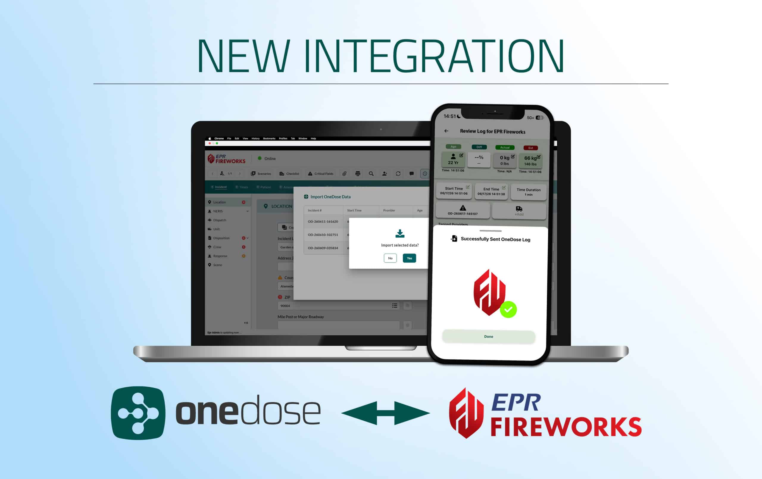 OneDose and EPR Fireworks Announce New Integration