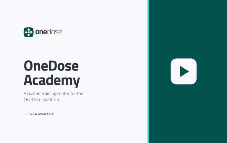 OneDose Academy, a built-in training center for the OneDose platform